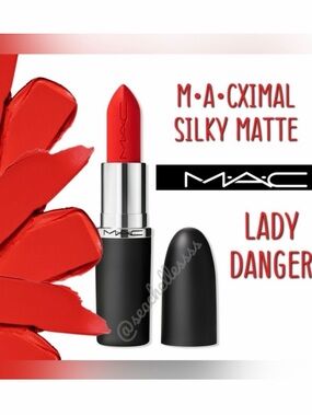 Macximal Silky Matte Lipstick Lady Danger Brand New in Box Authentic